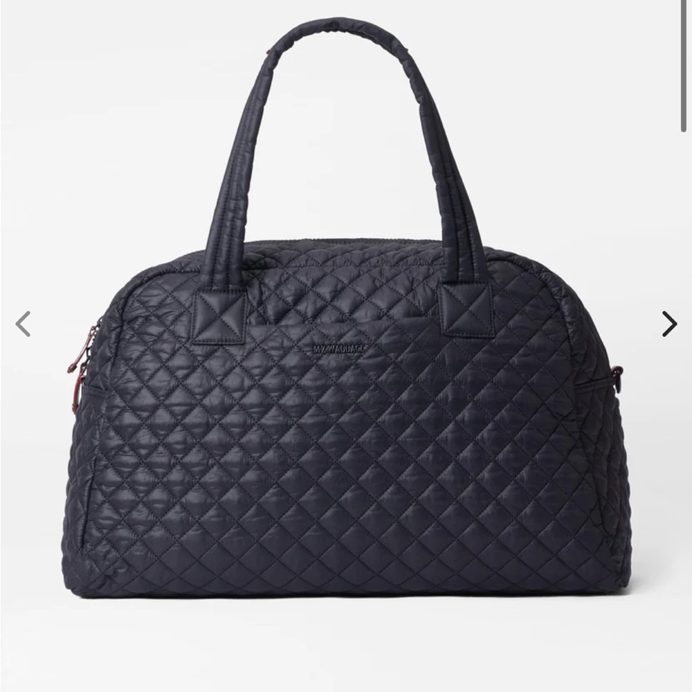 MZ Wallace Quilted Travel Jimmy in black